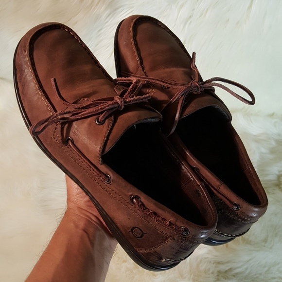 Born Other - BORN Brown Leather Driving Loafers